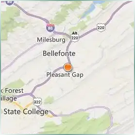 Central Pennsylvania Institute of Science and Technology Location Map Central Pennsylvania Institute of Science and Technology Location Map