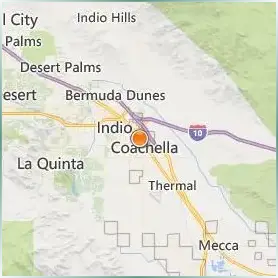 CET Coachella Location Map CET Coachella Location Map