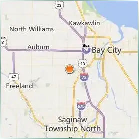 Delta College Location Map