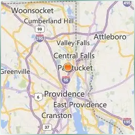 New England Tractor Trailer Training School of Rhode Island Location Map