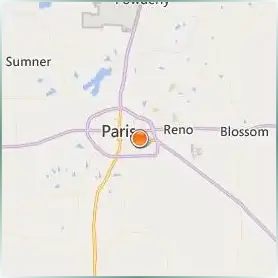 Paris Junior College Location Map Paris Junior College Location Map
