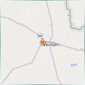 Vernon College Location Map